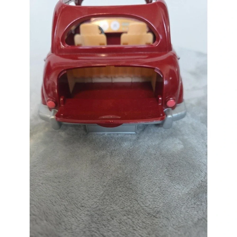 Calico Critters Sylvianian Families Red Burgundy Cruiser Car Toy Used